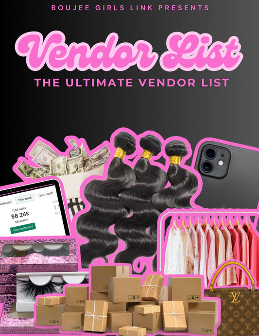 "The Ultimate Vendor List"